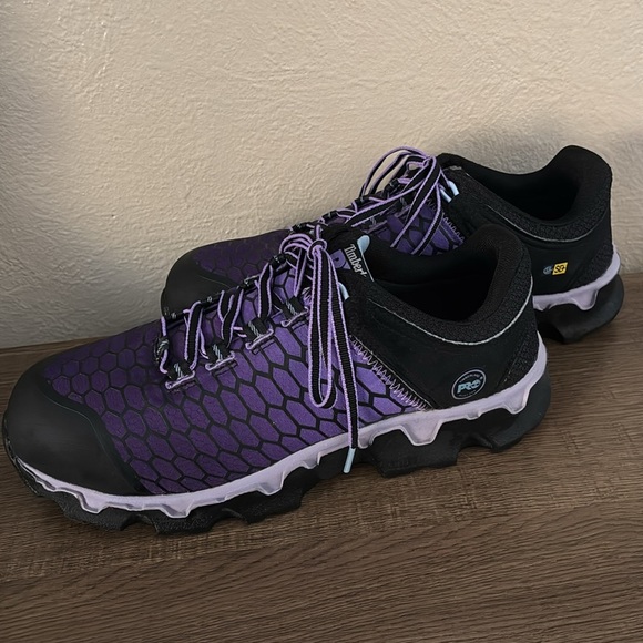 Women's Timberland Powertrain Sport Alloy Toe SD35 Work Sneaker, 10M - Picture 4 of 9